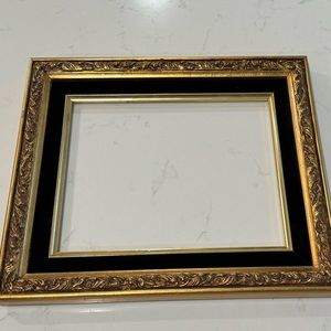 Picture Frame Gold/ Black
